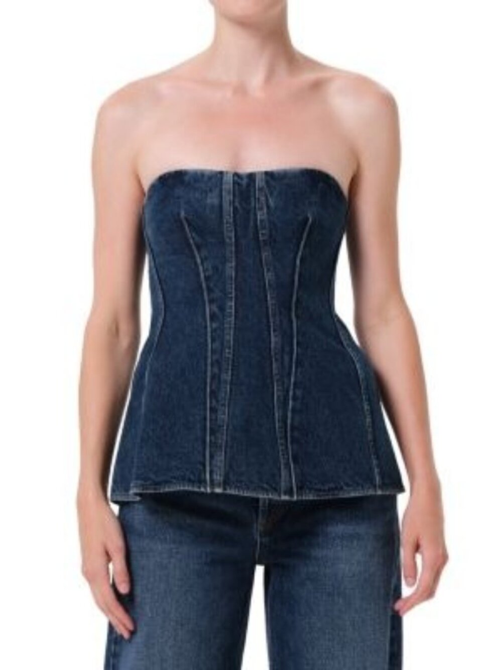 AGOLDE Lara‎ Denim Corset